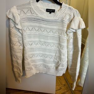 Generation Love Sienna Pointelle Sweater in White